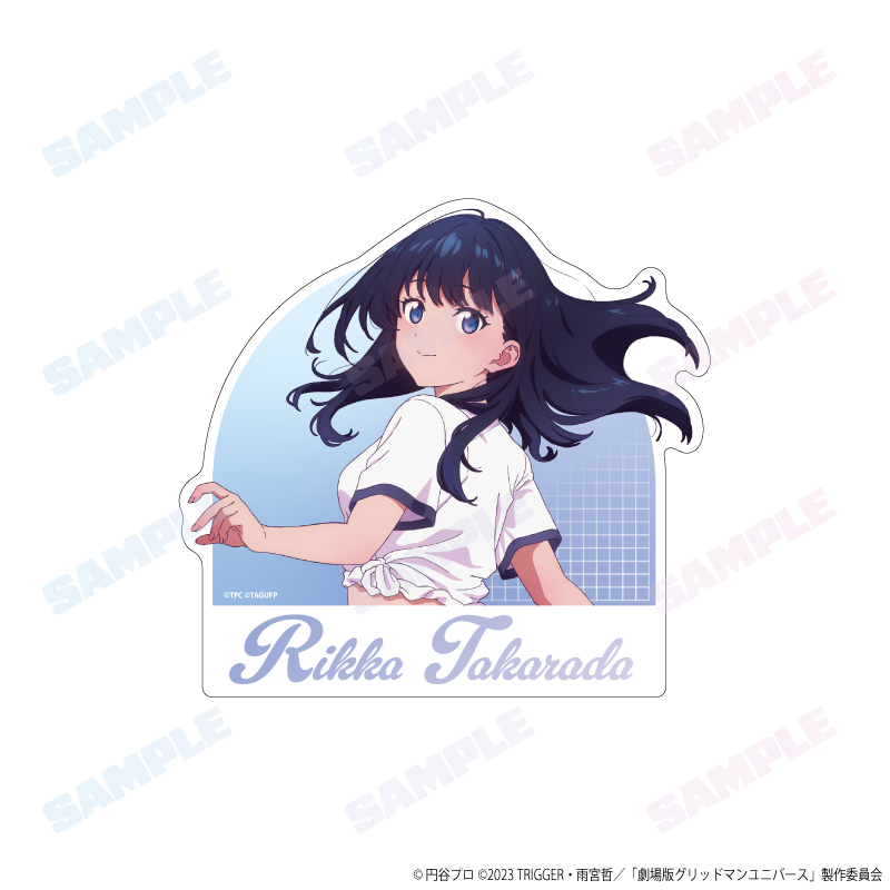 [Ships Late Nov 2026] GRIDMAN UNIVERSE Gym Uniform Ver. Die-cut Sticker Rikka Takarada
