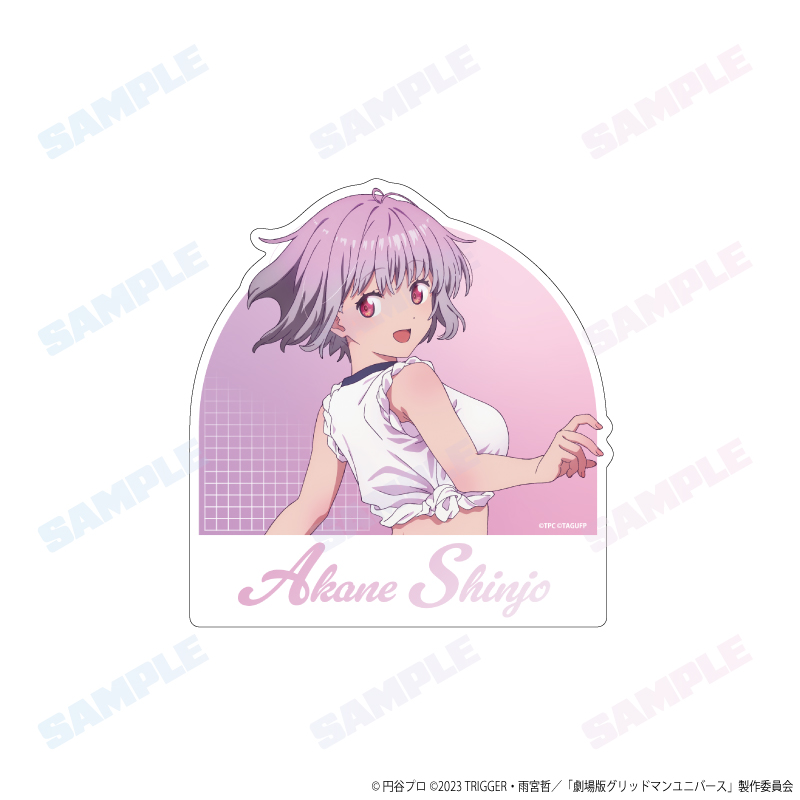 [Ships Late Nov 2026] GRIDMAN UNIVERSE Gym Uniform Ver. Die-cut Sticker Akane Shinjo