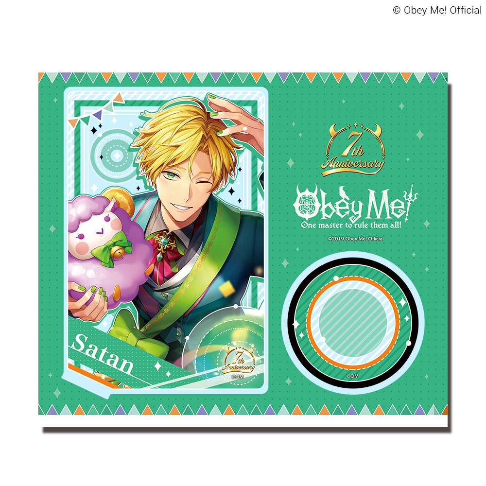 [Ships Mid Jan 2027] Satan Birthday Merch: Card-Shaped Acrylic Stand
