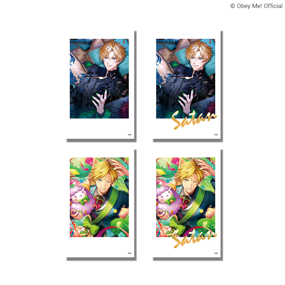 [Ships Mid Jan 2027] Satan Birthday Merch: 1 Polaroid Card (Trading / 4 Designs) 1 Pack