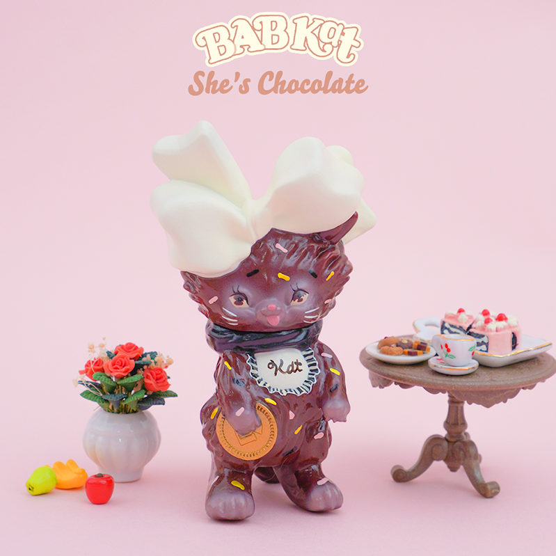 ソフビBAB Kat／she's chocolate