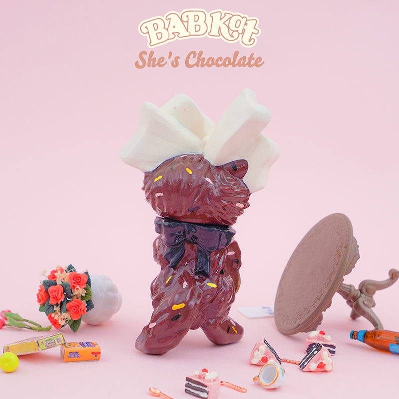 ソフビBAB Kat／she's chocolate