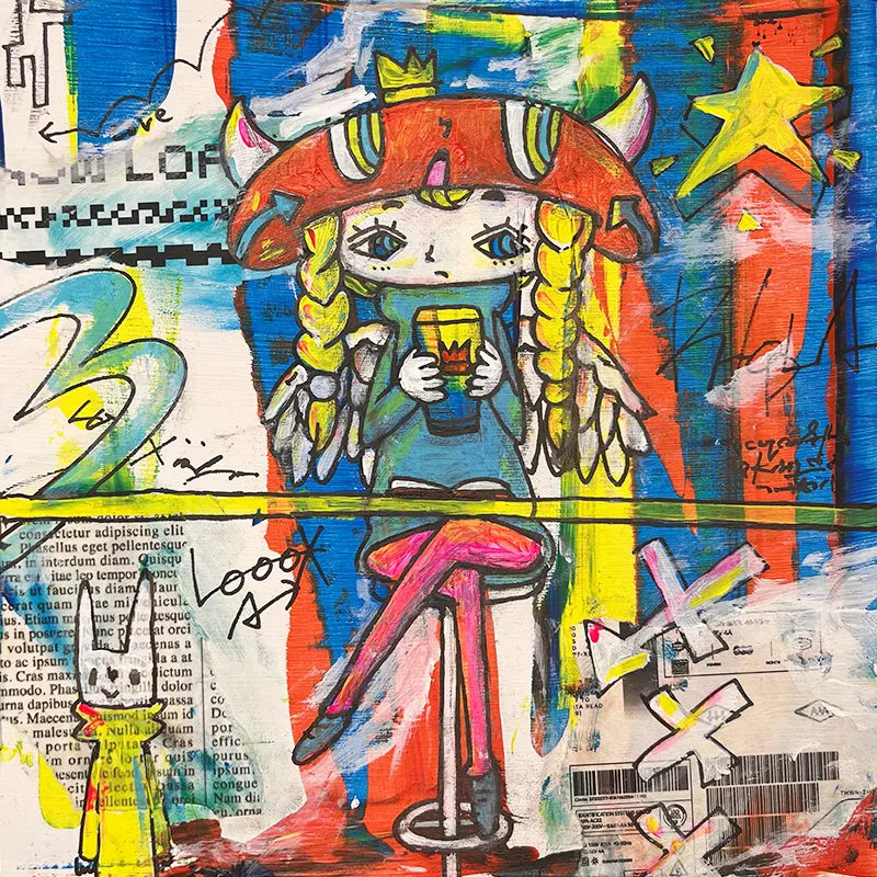 「C–41.9°, R–128.2°」 原画