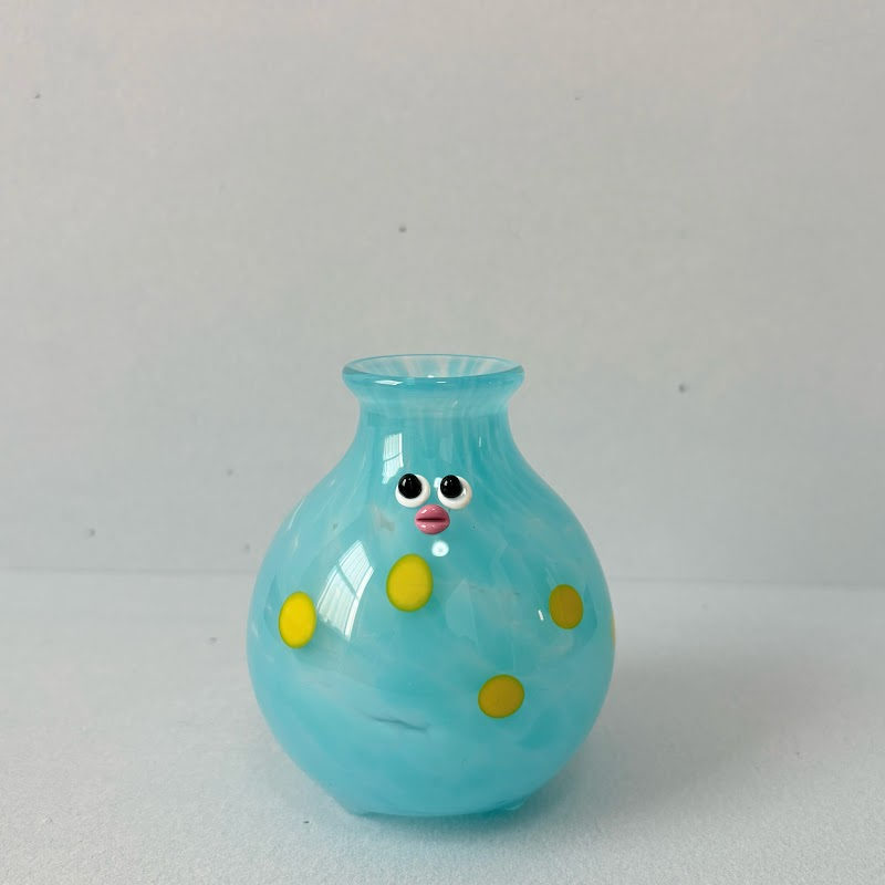 LittleMonsters 一輪挿し_ライトブルー