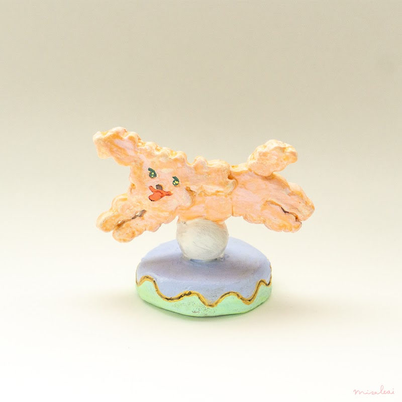 「puppy　orange 」オブジェ