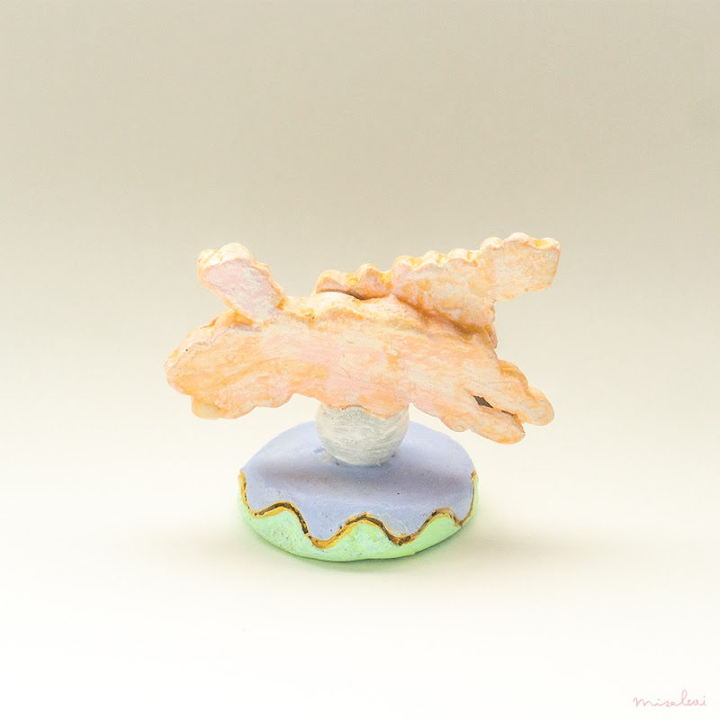 「puppy　orange 」オブジェ