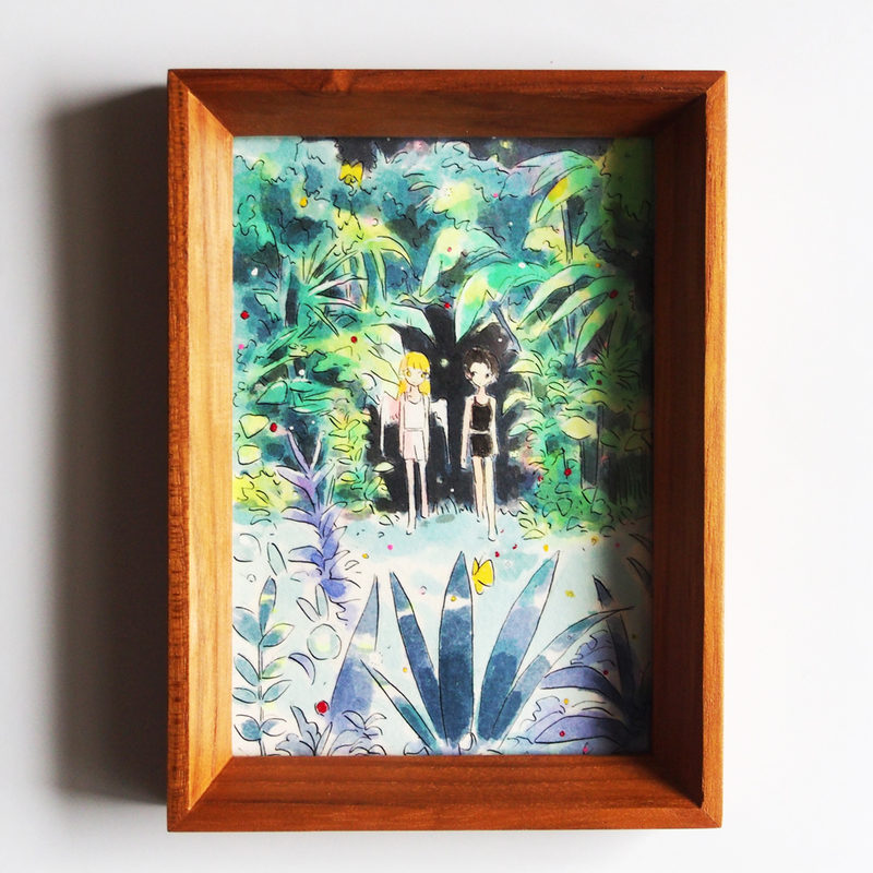 原画『暗闇にも目が慣れて』