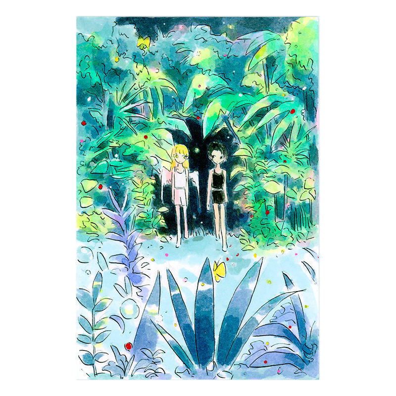 原画『暗闇にも目が慣れて』