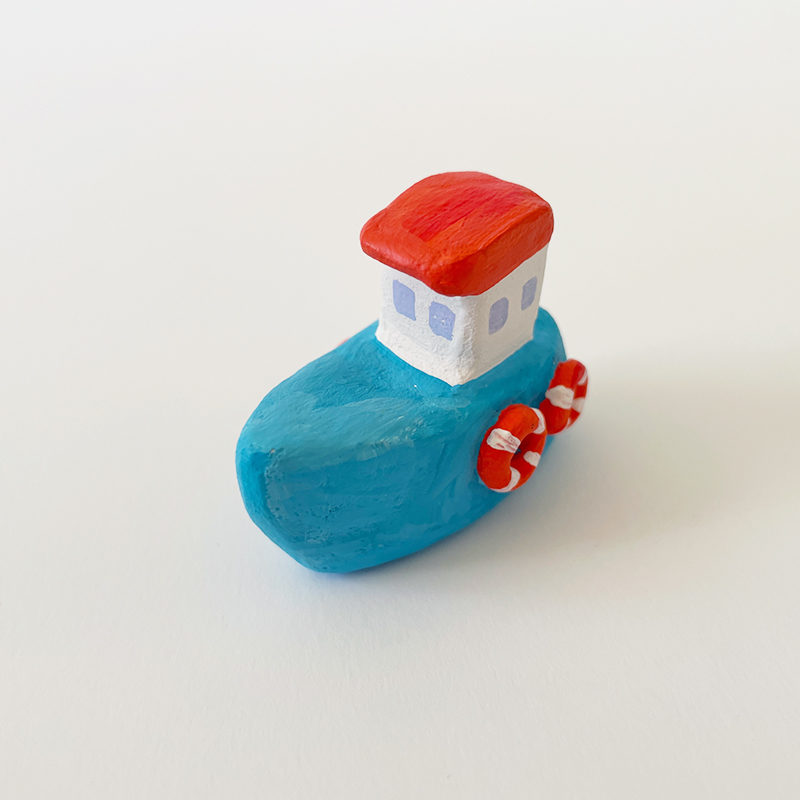 立体作品「船 L-BL」