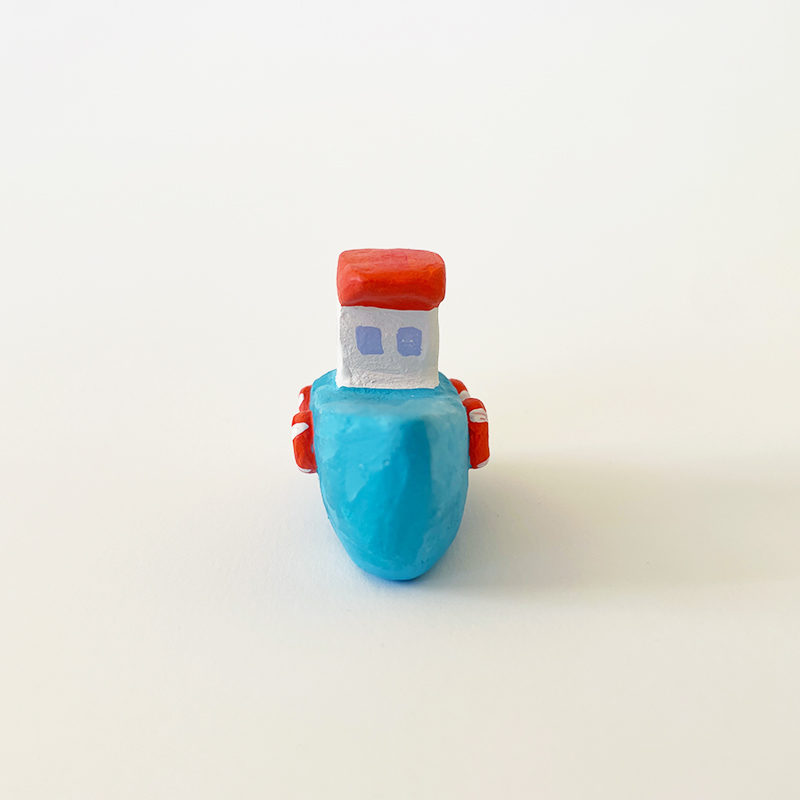 立体作品「船 L-BL」